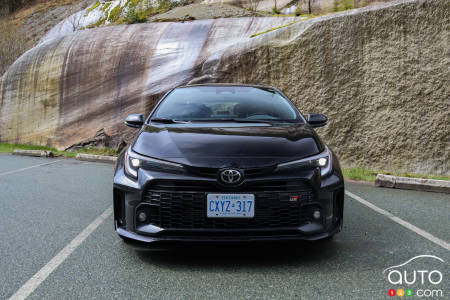 Front of the 2023 Toyota GR Corolla